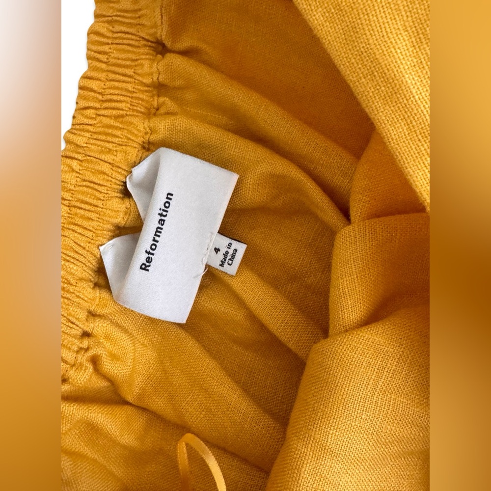 Reformation Golden Two-Piece Ensemble - Picture 5 of 7